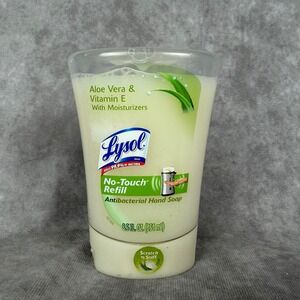 Lysol No-Touch Antibacterial Hand Soap Refill Aloe Vera Vitamin E RETIRED NOS